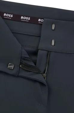 Equestrian high-waisted breeches with knee grip