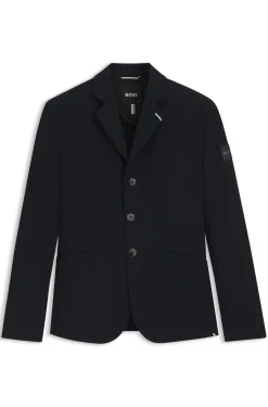 Equestrian show jacket in perforated stretch fabric