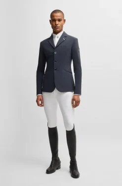 Equestrian show shirt in a cotton blend