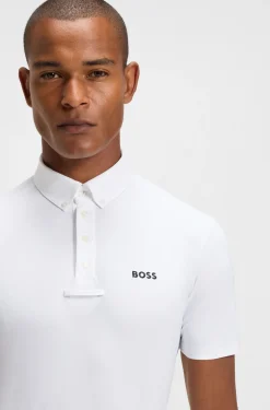 Equestrian show shirt in super-stretch material