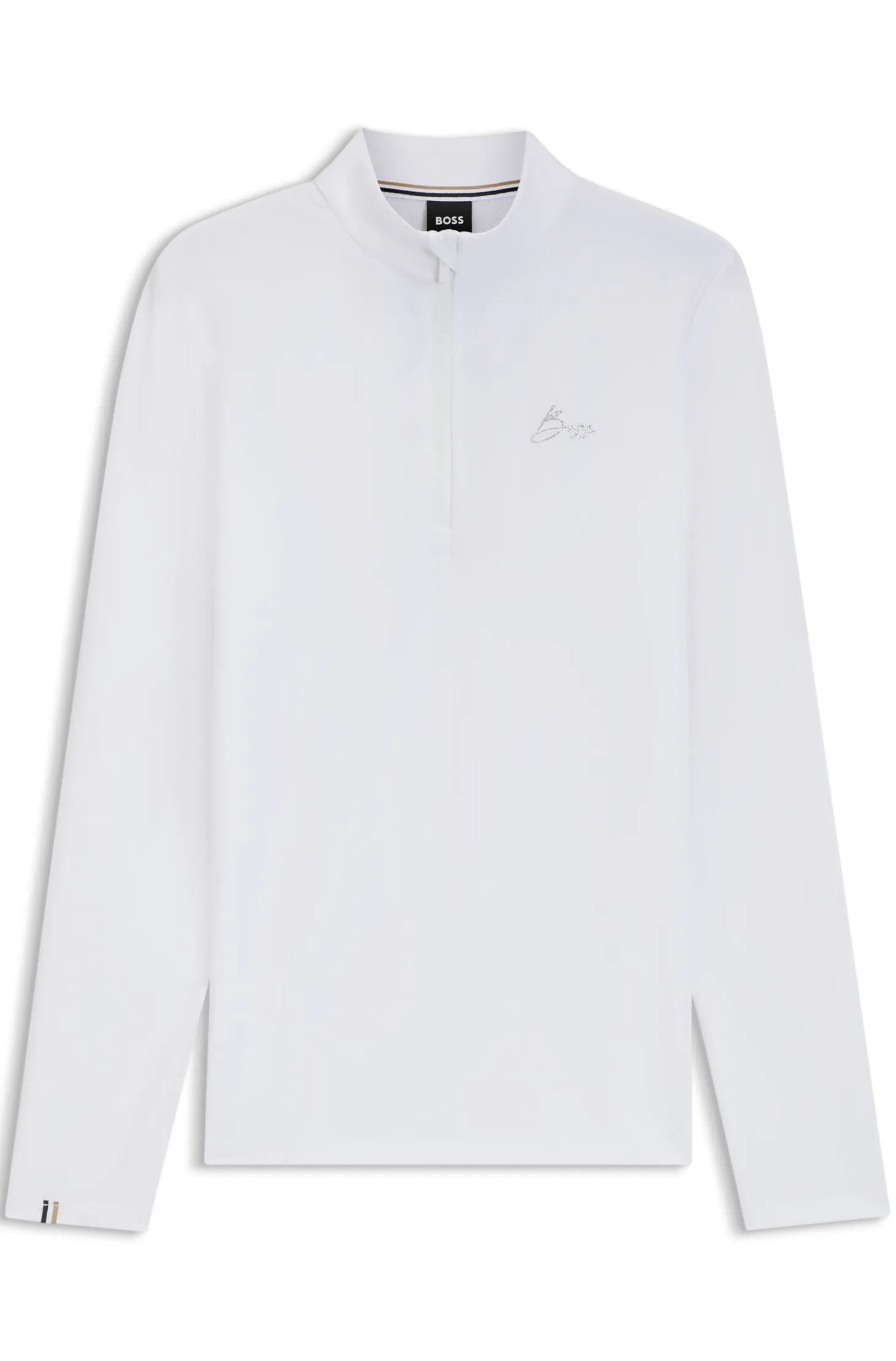 Equestrian show shirt in super-stretch material