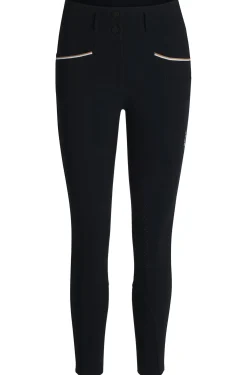 Equestrian slim-fit breeches with full grip