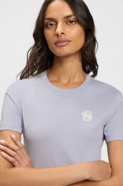 Equestrian stretch-cotton T-shirt with Double B monogram