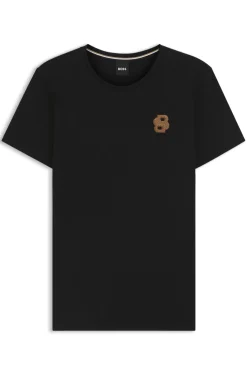 Equestrian stretch-cotton T-shirt with Double B monogram