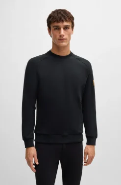 Equestrian sweater in Italian stretch cotton