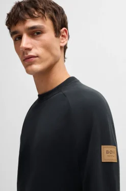 Equestrian sweater in Italian stretch cotton