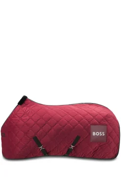 Equestrian sweat rug in quilted velvet