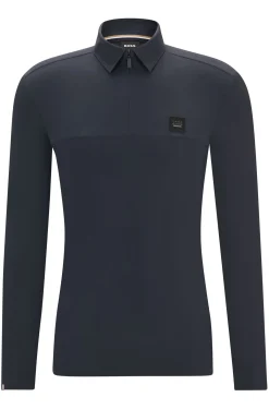 Equestrian training polo shirt in quick-dry material