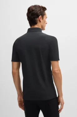 Equestrian training shirt in stretch piqué