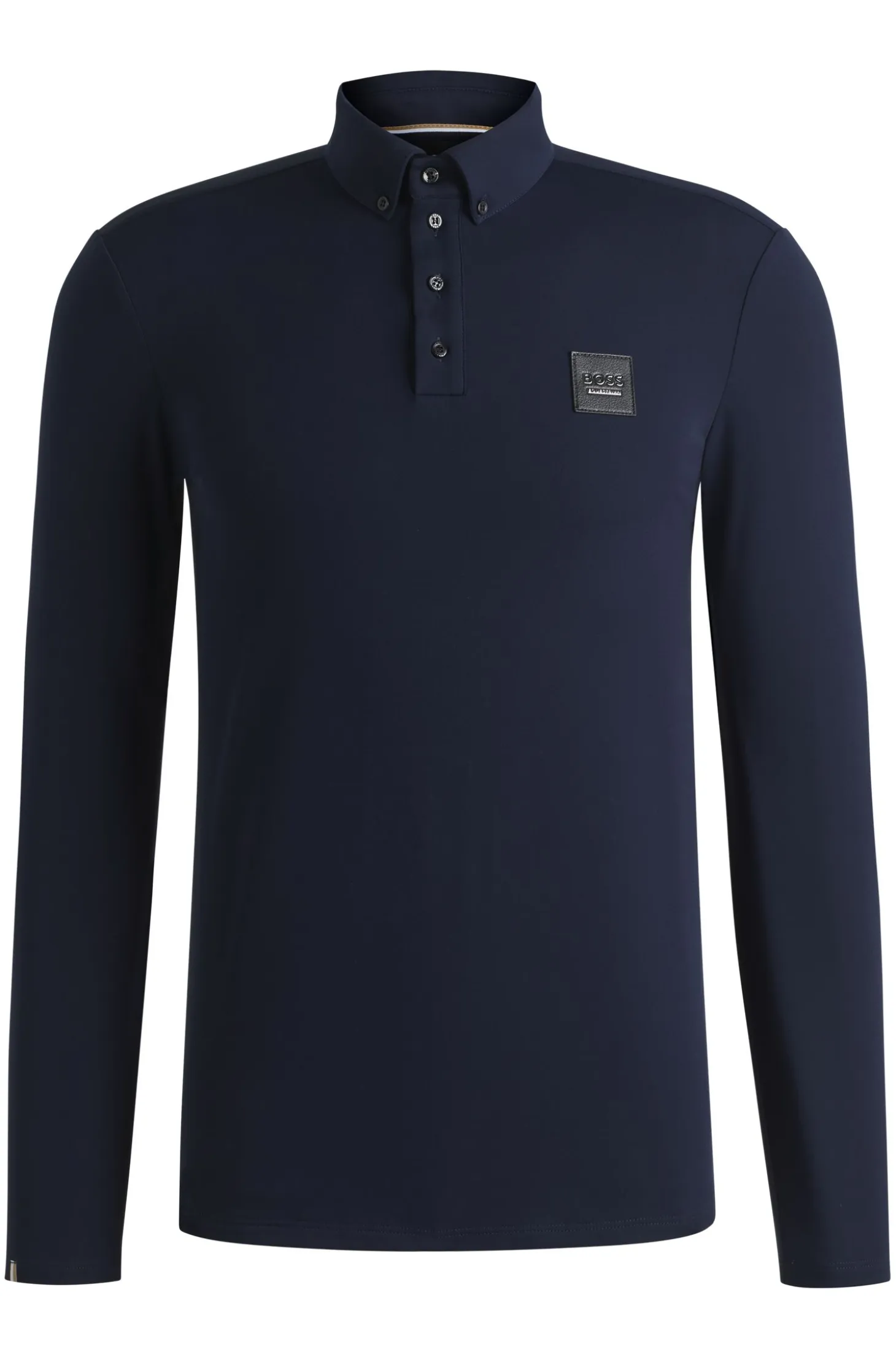 Equestrian training shirt in breathable stretch fabric