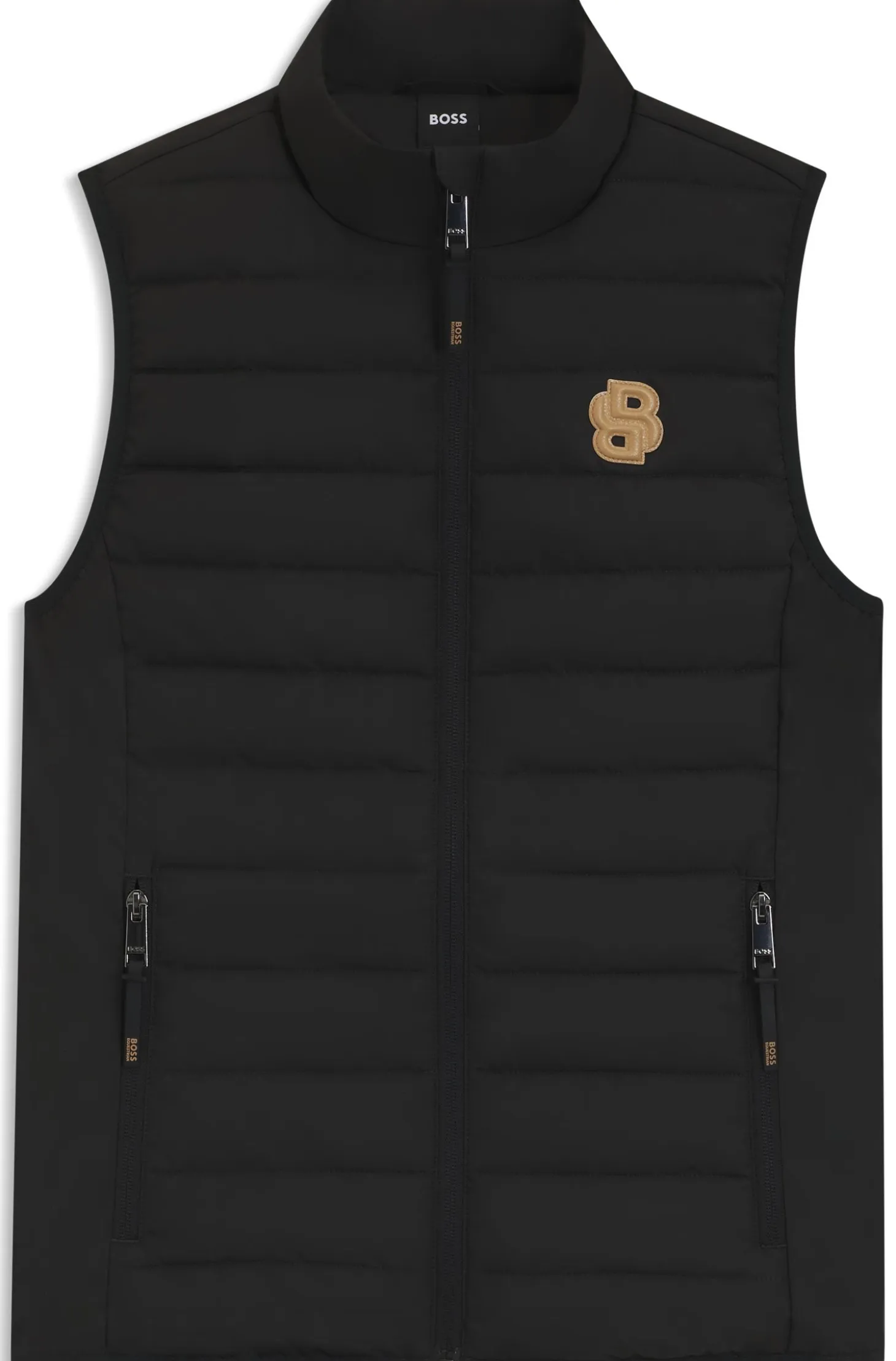 Equestrian waterproof gilet with Double B monogram