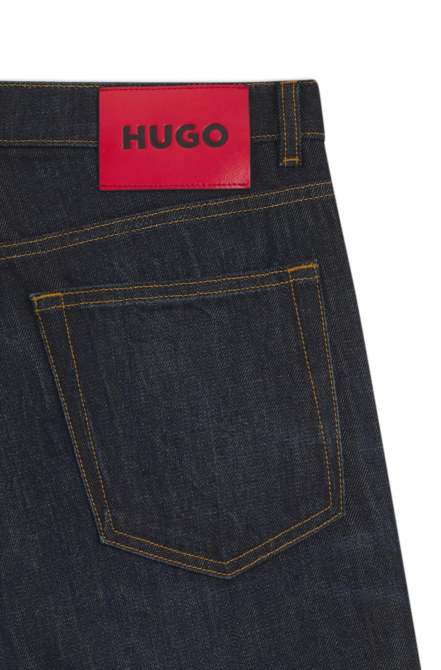Extra-slim-fit jeans in dark-blue stretch denim