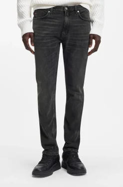 Extra-slim-fit jeans in grey stretch denim