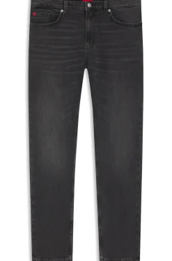 Extra-slim-fit jeans in grey stretch denim