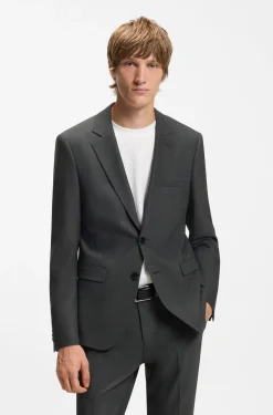 Extra-slim-fit suit in a stretch-wool blend
