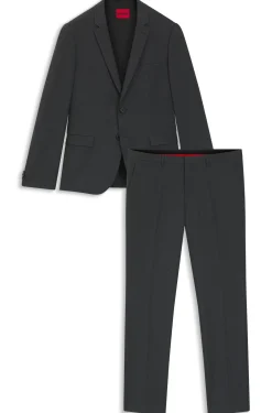 Extra-slim-fit suit in a wool blend