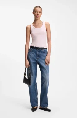 Extra-slim-fit tank top with puff-print logo
