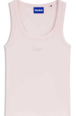 Extra-slim-fit tank top with puff-print logo