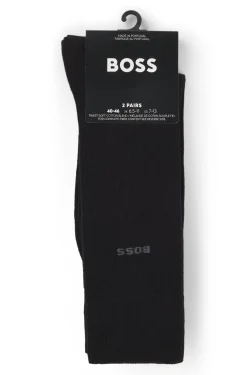 Five-pack of regular-length socks in a cotton blend