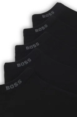 Five-pack of soft combed-cotton ankle socks