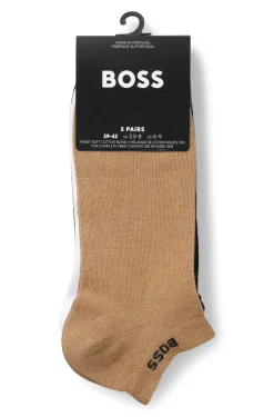 Five-pack of soft combed-cotton ankle socks