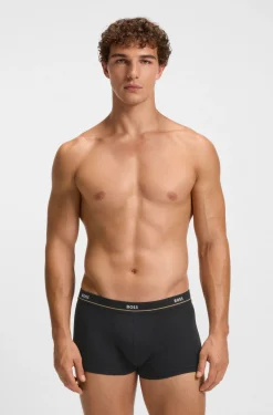Five-pack of trunks in stretch cotton