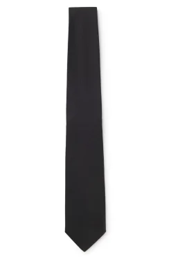 Formal tie in silk jacquard