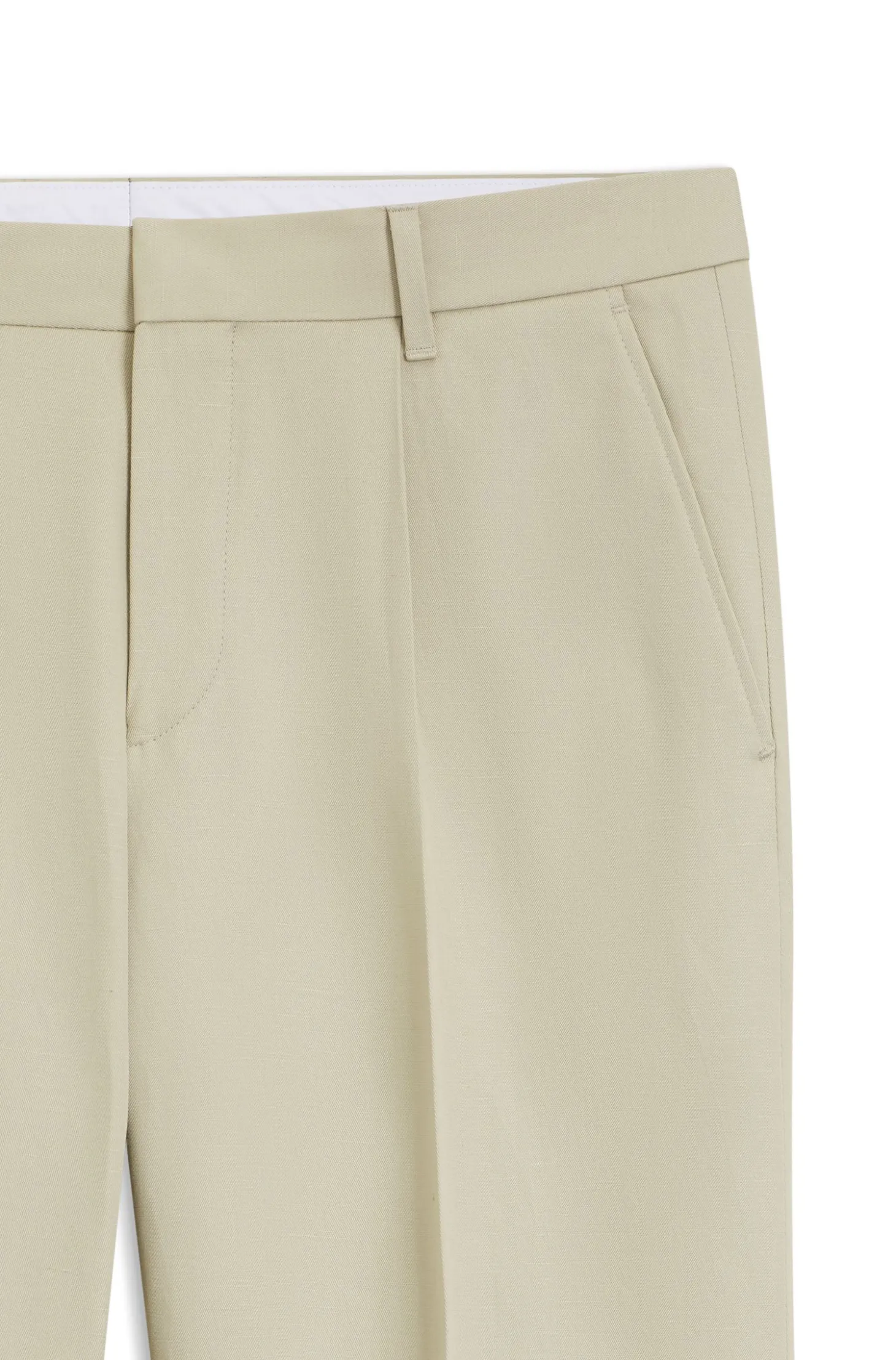 Formal trousers in a cotton blend