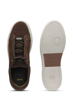 Gary trainers in suede with elastic lacing system