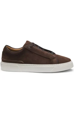 Gary trainers in suede with elastic lacing system