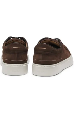 Gary trainers in suede with elastic lacing system