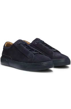 Gary trainers in suede with elastic lacing system