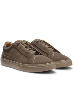 Gary trainers in suede with elastic lacing system