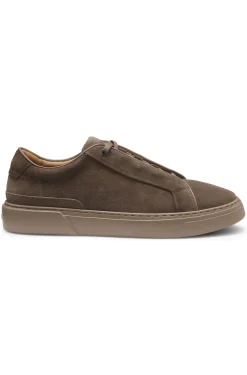 Gary trainers in suede with elastic lacing system