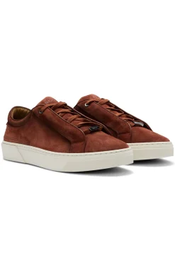 Gary trainers in suede with elastic lacing system