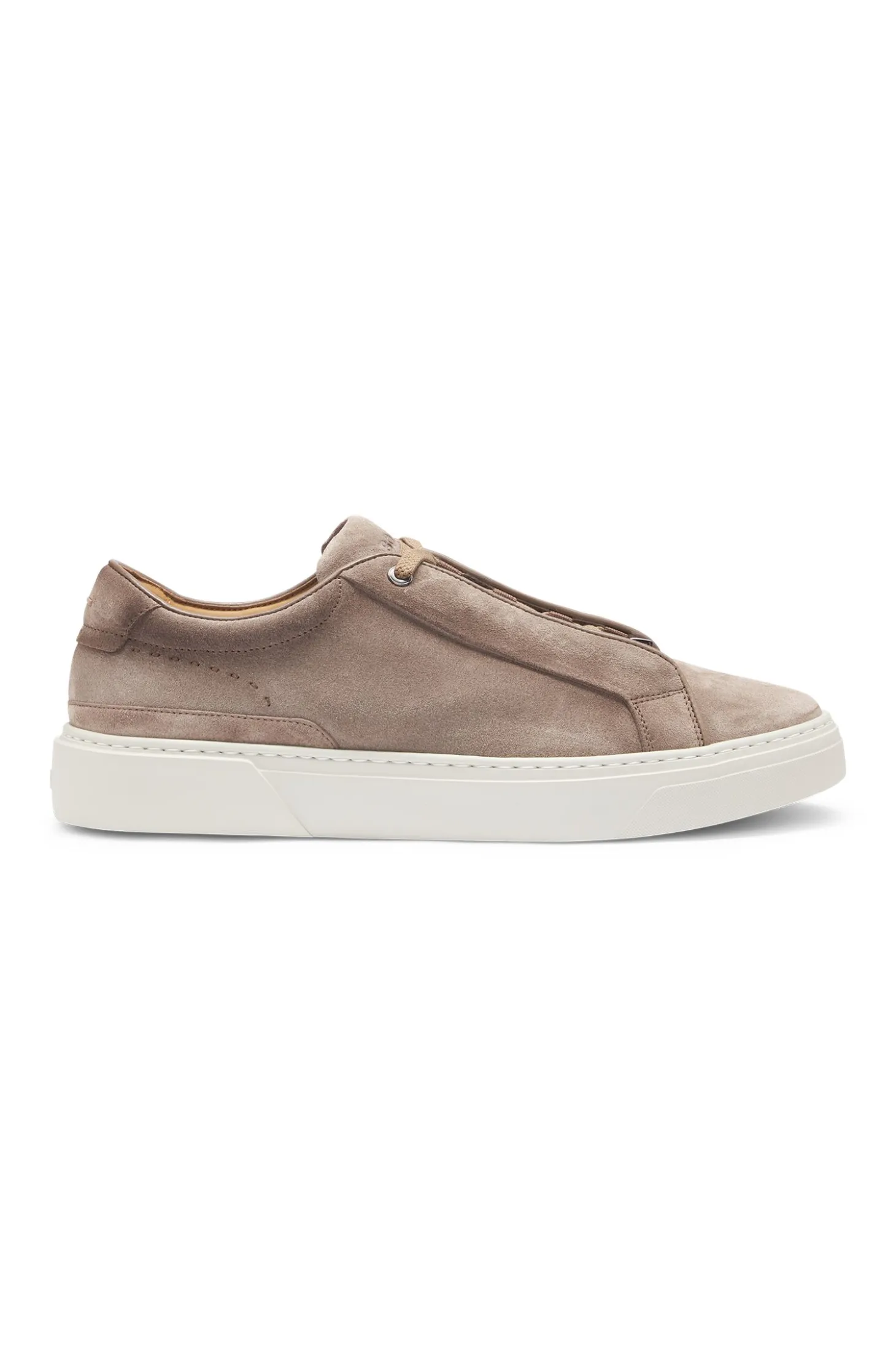 Gary trainers in suede with elastic lacing system