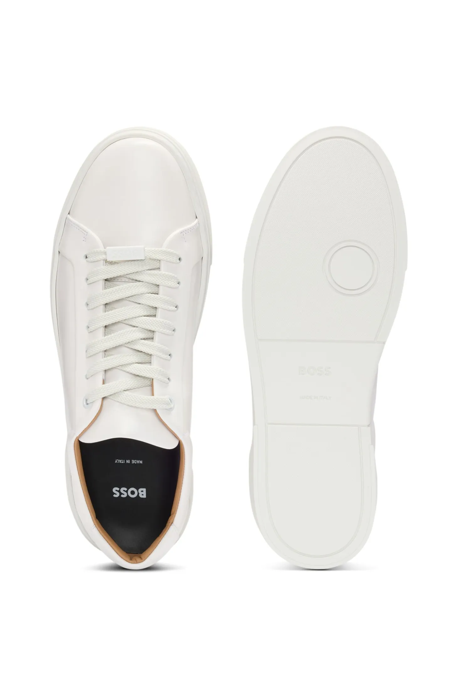 Gary trainers with leather uppers