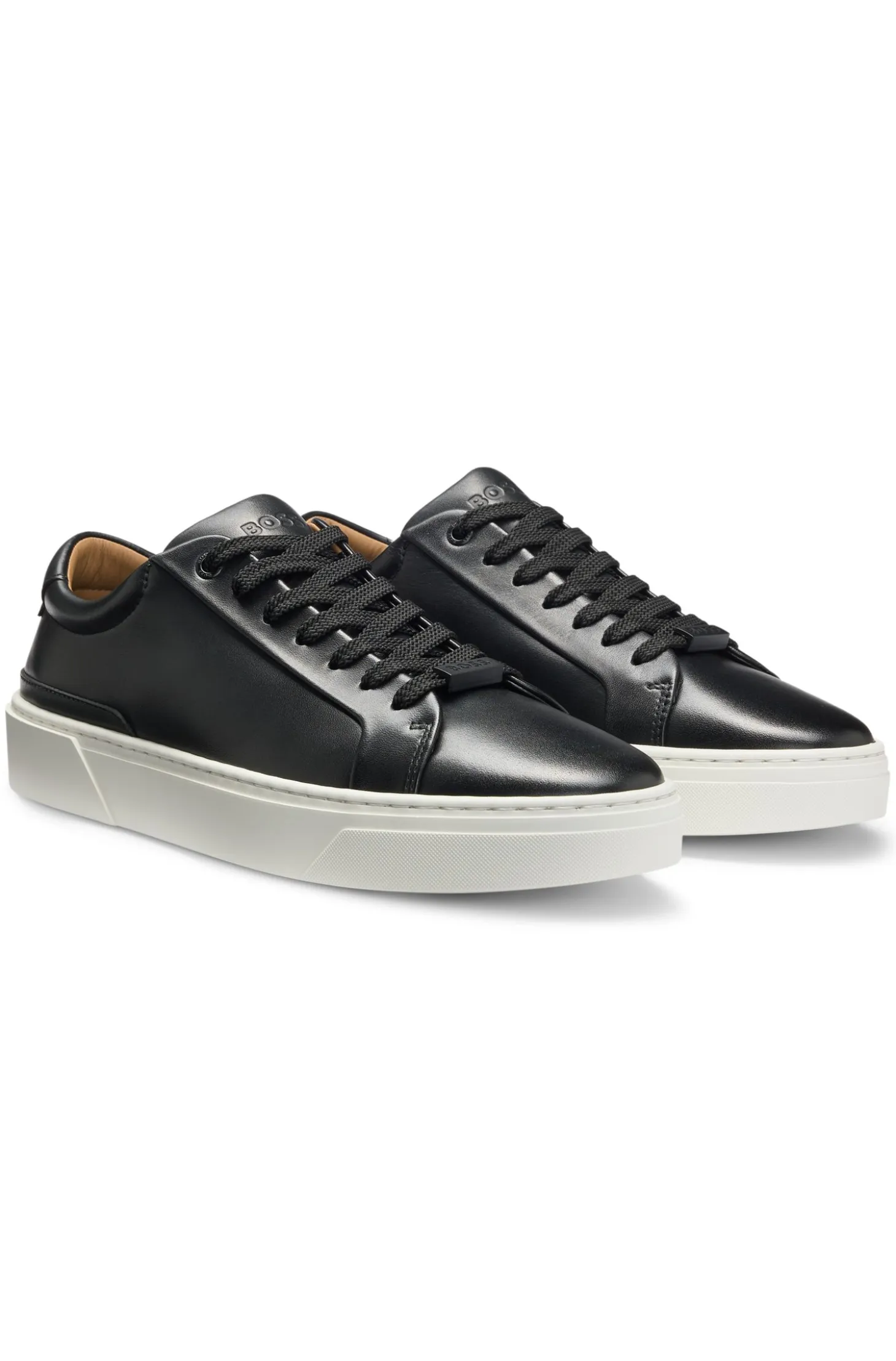 Gary trainers with leather uppers