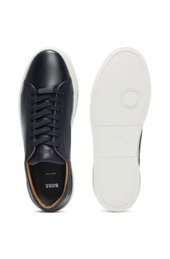 Gary trainers with leather uppers