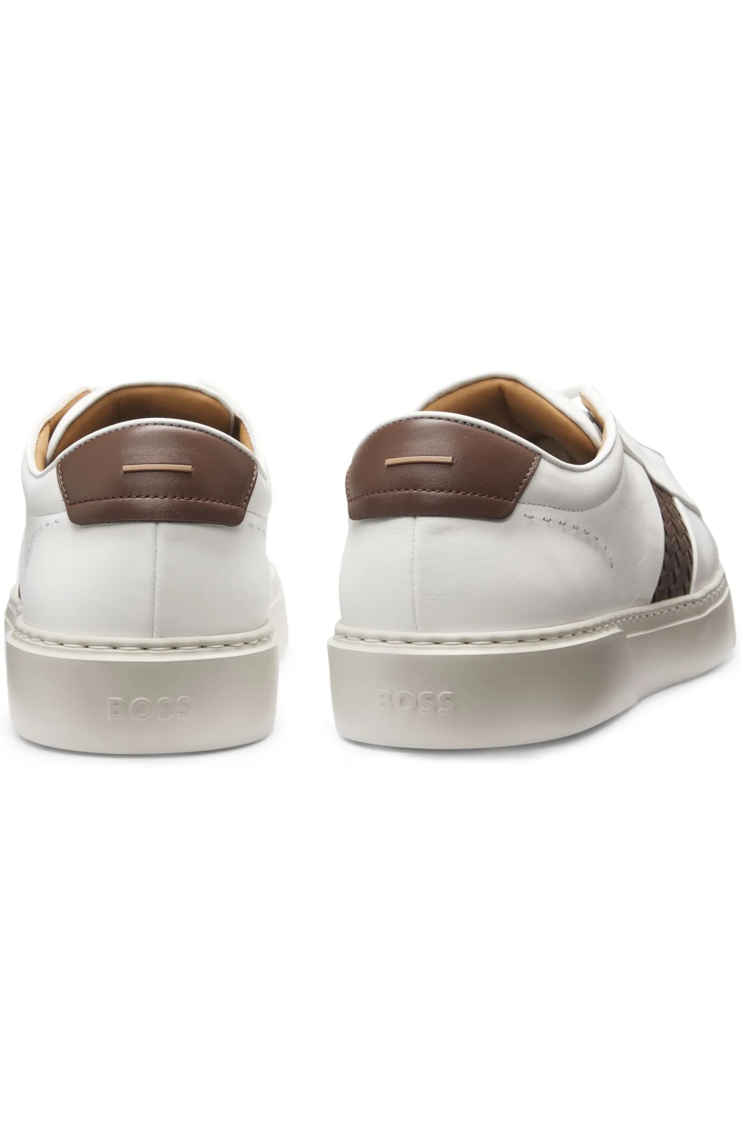 Gary trainers with woven details