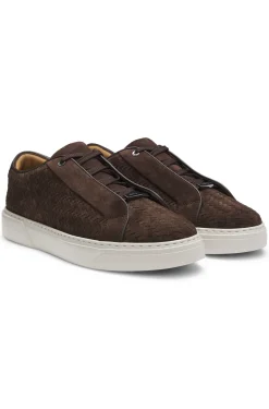 Gary trainers with woven suede uppers