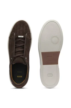 Gary trainers with woven suede uppers
