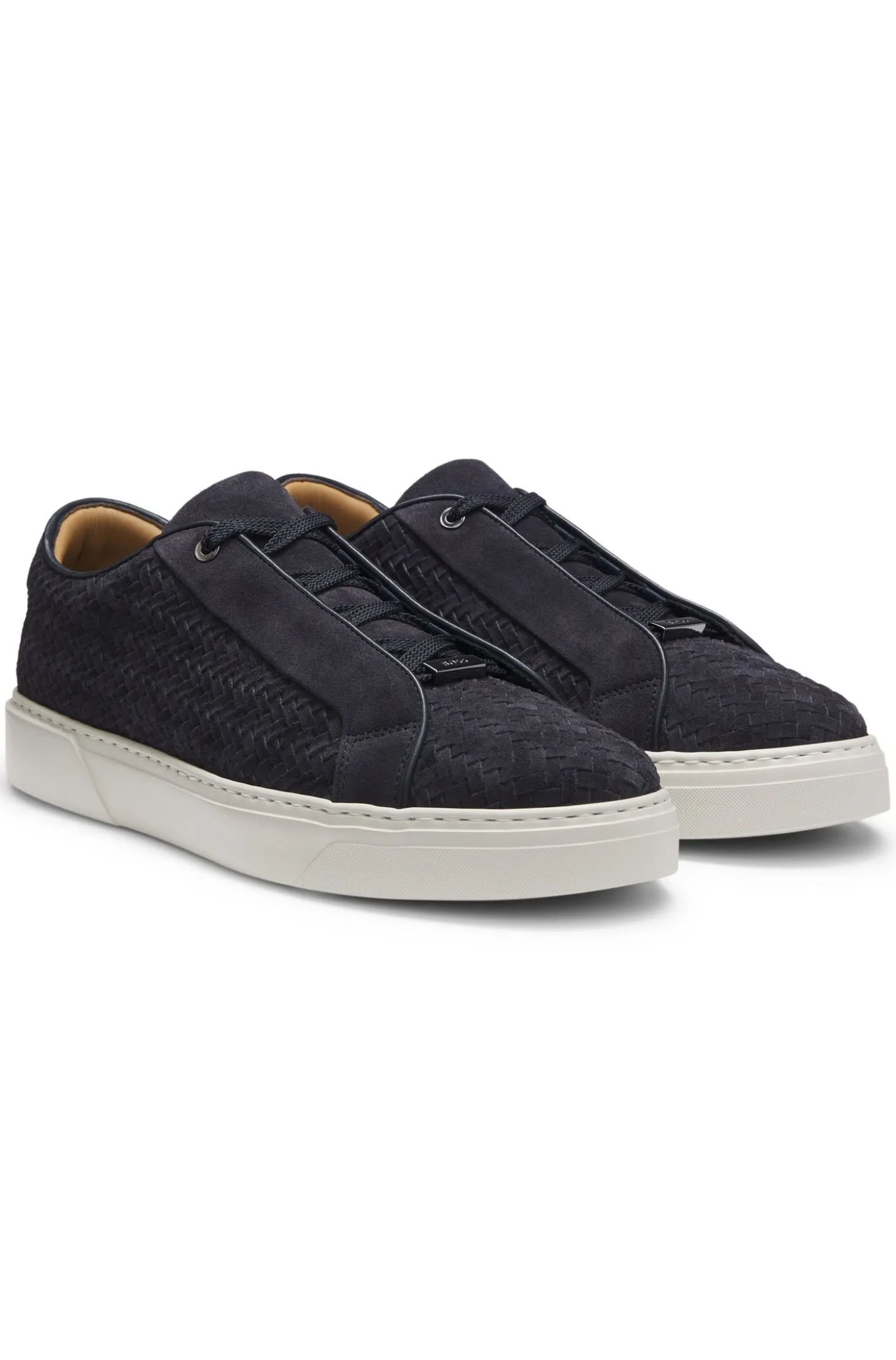 Gary trainers with woven suede uppers