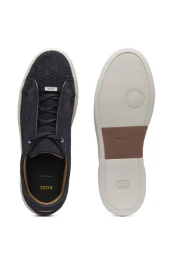 Gary trainers with woven suede uppers