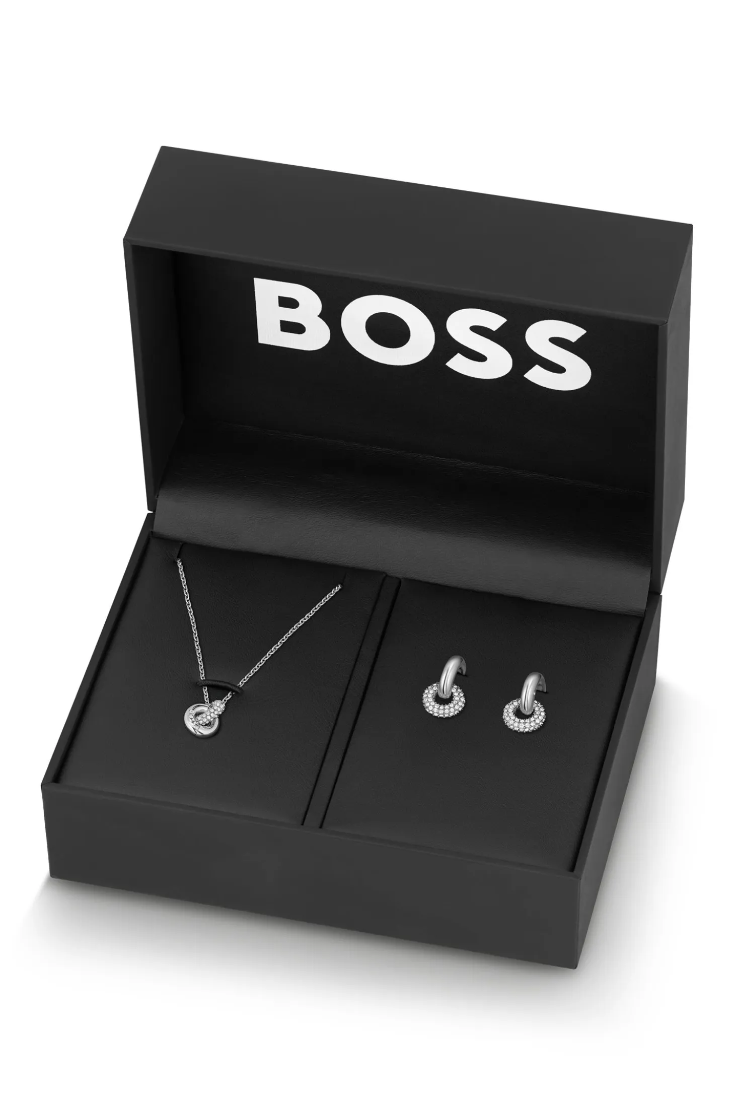 Gift-boxed necklace and earrings set