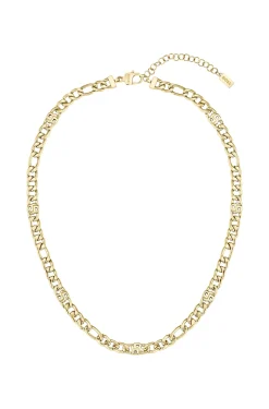 Gold-tone chain necklace with Double B monograms