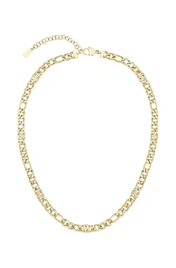 Gold-tone chain necklace with Double B monograms