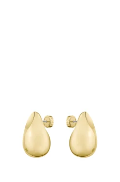 Gold-tone earrings with drop design
