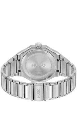 #GRAIL SPORT Silver-tone watch with blue dial