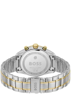 Grand Prix Vitesse two-tone watch with green dial